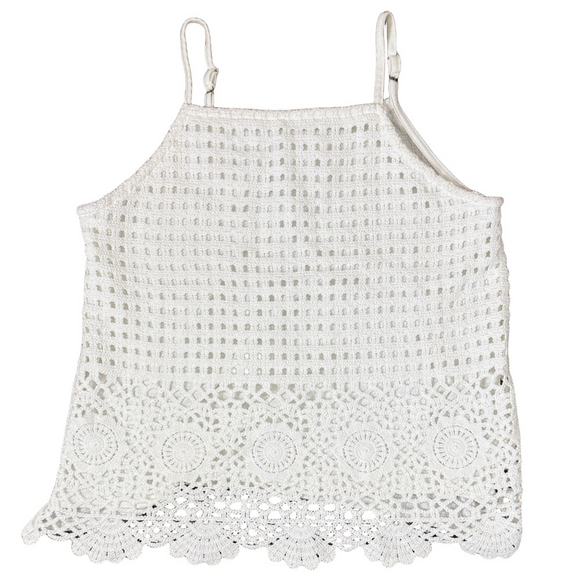 Maurices White Lace Crochet Camisole SKU1479 - Picture 2 of 10